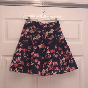 floral skirt